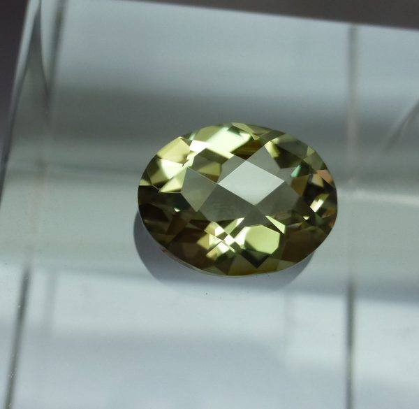 Zultanite Oval Checkerboard Cut Gemstone